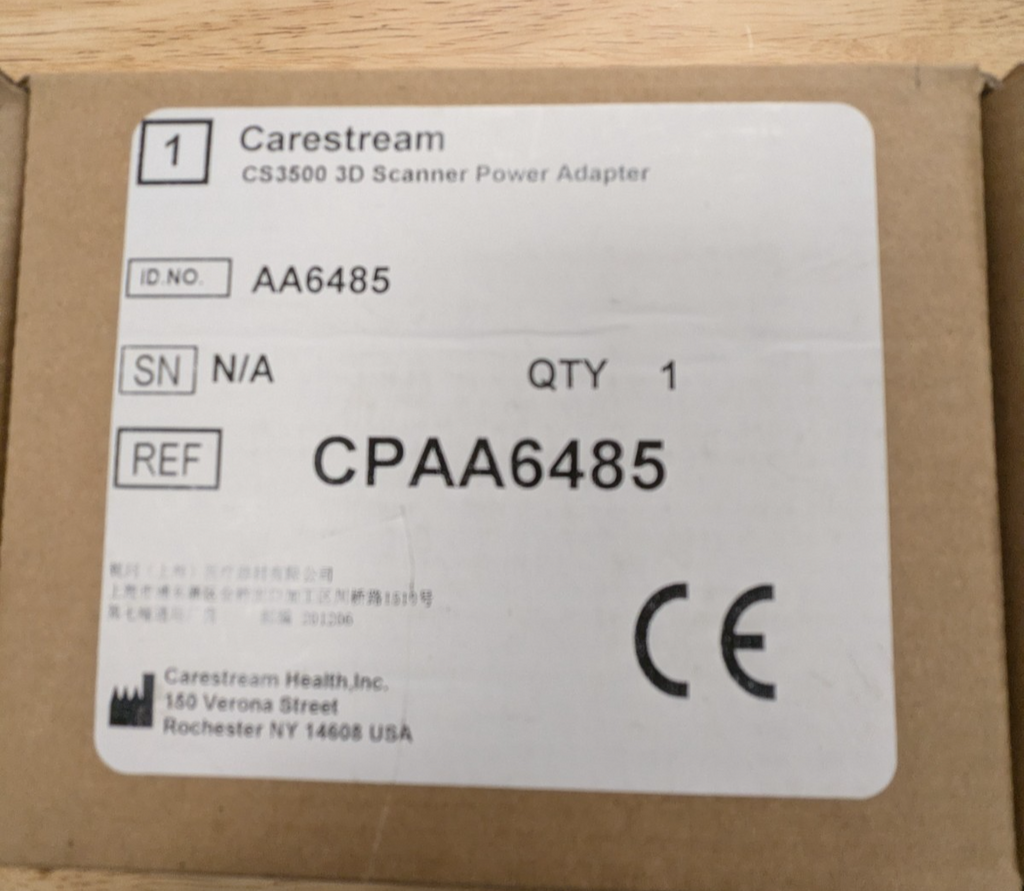 Carestream 3500 3d Scanner Power Adapter/cable (NEW IN BOX)