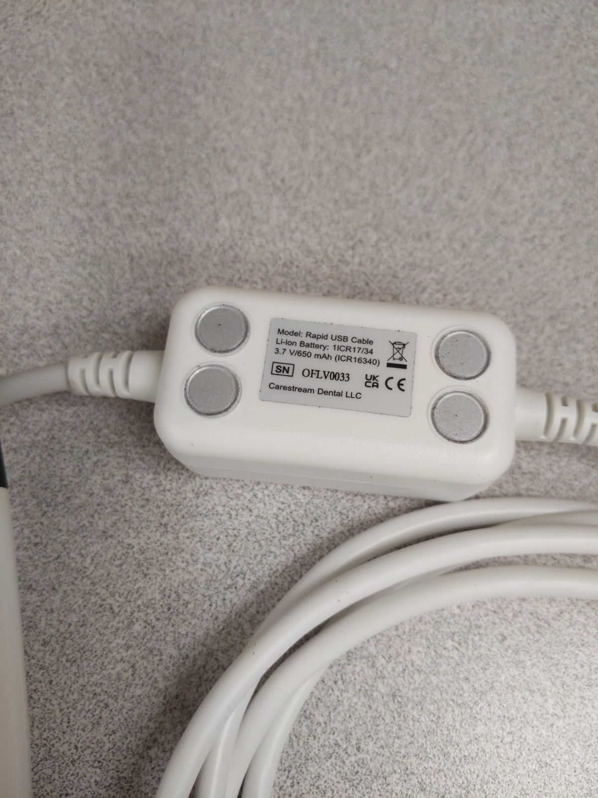 Carestream CS 1500 Wired USB Intraoral Camera – Complete Unit Tested & Working